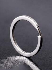 Heavy Metal Punk Rock Keychain - Y2K Punk Metal Bag Charm; High Quality Asymmetrical Keychain With Safety Spring Ring, Polished Surface, Lightweight Durable Alloy Material; Multifunctional Wallet Accessory - A - View 11