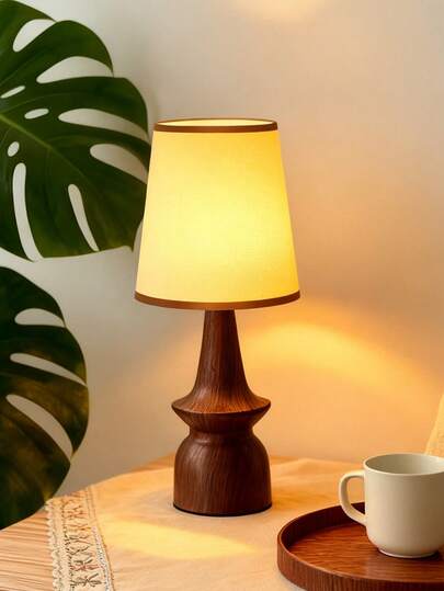 1盏现代简约金色台灯，复古褶皱布艺灯罩，柔和光线，北欧、欧式、意式风格，适合农舍客厅、卧室、阅读学习桌，个性化创意简约，年轻暖光装饰，多功能暖光露营浪漫优雅氛围床头夜灯，柔和光线，简约设计，USB调光，新年礼物，情人节礼物