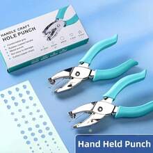 1.5mm/3mm/5mm Star / 5.5mm Heart / 6mm DIY Loose-Leaf Hole Puncher, Small Metal Single Hole Puncher, Student Handmade Heart Hole Punch - A - View 2