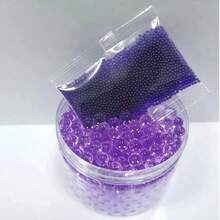 60.000 piezas Perlas de agua/Bolas de gelatina de colores para rellenar jarrones, decoración de festivales y bodas, regalo perfecto - Morado - Ver 1