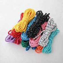 Dây dù polyester nhiều màu sắc, 5mm, dài 5m/cuộn, dùng để làm đồ trang sức DIY, dây treo túi xách, xâu hạt, thắt nút macrame, móc khóa điện thoại, dây rút áo hoodie. - Dây thừng màu dài 5 mét - Xem 3