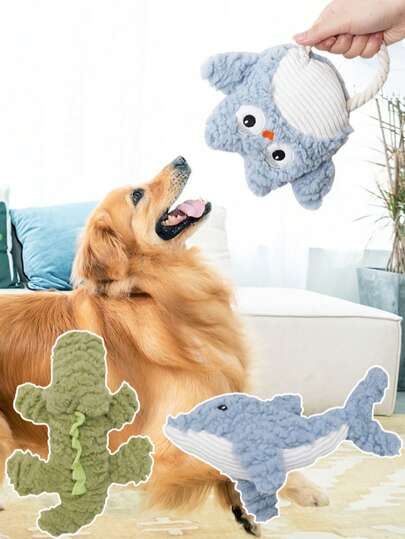 1PC Squeaky Pet Toys, Durable And Chewable Pet Toys That Make Sounds For Self-Entertainment, Help With Pet Gum Care, Pet Toys, Dog Stuff, Dog Accessories, Dog Toys.