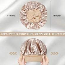 Sleeping Cap, Hair Care, Anti Messy Hair, Dust-Proof Wide Brimmed Hat, Elastic Hair Cover, Toe Cap - Basic model - View 4