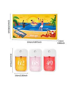 Portable Card-Shaped Spray Bottle, 45ml Capacity. With Fresh Floral Scent, Long-Lasting Fragrance, Can Be Refilled Anytime. Easy To Carry, A Universal Fresh Deodorizer. Suitable For Year-Round Travel Use, Mini Pocket Perfume. Long-Lasting Fragrance, Available In Three Different Scents. - A - View 4