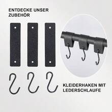 Garderobenständer - B100 x H50 cm - Übersicht 11