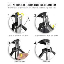 Utility Shelves - 4-layer Folding Shelf - View 5
