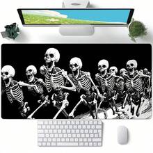 1 Peça Mouse Pad de Jogo com Gráfico de Caveira Legal, Mouse Mat Antiderrapante Adequado para Uso Doméstico e Escritório, Mouse Pad de Jogo Grande com Bordas Costuradas Duráveis, Tapete de Teclado Estendido para Jogos, Casa e Escritório - C - Visão 5