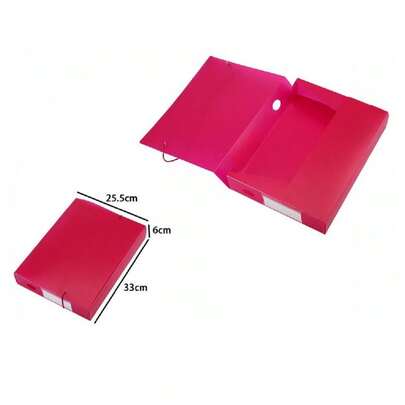 OISE ART STORE Portadocumenti Cartellina Cartella Molla Fuxia Custodia Folder 33x25.5x6cm 72211 -