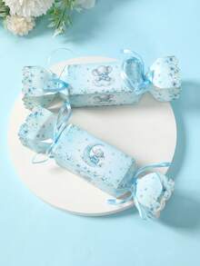 6个蓝色小象礼盒，蓝色小象主题派对糖果盒，蓝色小象一周岁生日礼盒，婴儿派对装饰，性别揭晓派对装饰，婚礼回礼盒，蓝色小象派对装饰，桌面装饰，蓝色小象一周岁生日派对用品，生日礼盒 - 藍色小象 - 查看 6