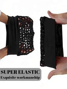 1pc Wig Cap, Double-Sided Wig Cap - Black - View 2