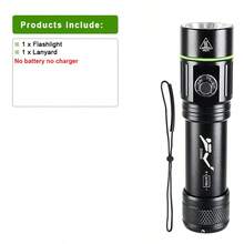 专业LED潜水手电筒 100000流明 战术手电筒 IPX8防水水下灯 潜水300米强光灯 - 潛水手電筒 - 查看 13