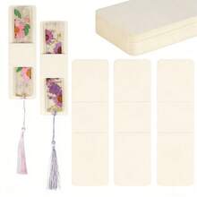 20/40pcs Bookmark Holder Display Card Bookmark Display Rack Set, DIY Bookmarks, Suitable For Small Business Packaging, Party Gifts - Brown - View 11