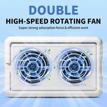 LIMEGIRL 10-Filter Dual Fan Professional Nail Dust Collector, Strong Suction To Absorb Dust, Suitable For Nail Salons And Home Use Dust Protection - White - View 4