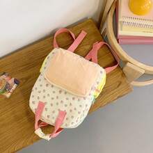 1 Pc Personalized Strawberry Backpack Add Schoolbag Gift Stroller Bag Back To School Gift Cute Back To School - Pink - View 5