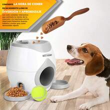 Comedero Interactivo para Perro con Pelotas, Juguete de Recompensa y Estimulación Mental Adir 12091 - Blanco - Ver 5