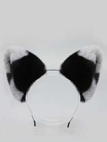 1 phụ kiện trang trí tiệc lễ hội, Băng đô tai mèo thủ công có điểm nhấn, Băng đô tai cáo dễ thương và tinh nghịch, Phụ kiện trang trí tiệc tùng và phát trực tiếp, Thích hợp cho Giáng sinh, lễ hội Carnival - Nhiều màu - Xem 6