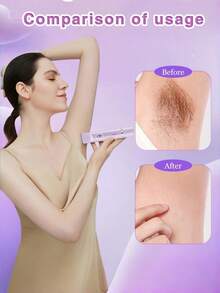 GENAI Máy tỉa lông điện cầm tay dành cho nữ, máy cạo hai đầu dùng để tỉa lông vùng nách, chân, tay và vùng bikini. - Nhiều màu - Xem 3