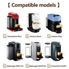 1pc Reusable Stainless Steel Vertuo Coffee Capsule With Lid & Tool, Compatible With Vertuo Next/Pop/Plus Coffee Machines, Capacity 80/150/230ml - Silver - View 2