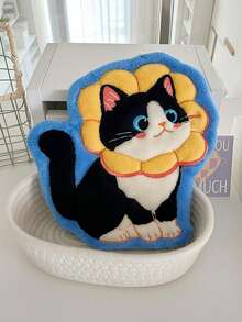 1条可爱猫咪造型多巴胺吸水性强、触感柔软的手巾，竖款设计节省空间，适合浴室和厨房装饰，色彩鲜艳，可用作浴室/厨房装饰布或厨房毛巾 - 彩色 - 查看 12