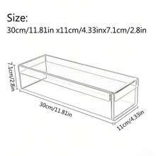 透明亚克力提拉米苏模具（带盖），可拆卸长方形蛋糕模具，开口式芝士蛋糕模具，方形慕斯模具（适用于摊位展示），长条形蛋糕底托 - 彩色 - 查看 6