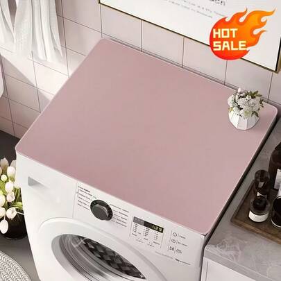 Washing Machine And Dryer Top Cover, Non-Slip Dryer Top Protective Pad, Made Of Soft, Breathable And Wear-Resistant Technical Fabric, Protects The Top Of Washing Machine And Dryer, Blocks Dust And UV, Extends Appliance Lifespan.