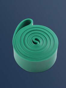 Banda de resistencia de TPE, Cinturón elástico, Cinturón de tensión, Tensor de silicona, Anillo elástico, Cinturón de fitness para ejercicios de tracción, levantamiento de pesas, yoga - Verde - Ver 6