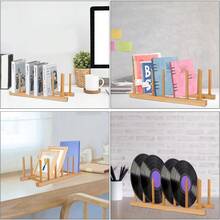 2 Packs Bamboo Wooden Vertical Dish Rack Plate Stand Holder - Multi-Functional Kitchen Cabinet Organizer For Draining Dishes, Pots, Lids, Bowls, Cups, Cutting Boards & Books - mặc định - Xem 4
