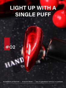 10ml JTING Valentine 10colors Ruby Cat Eye Gel Polish Red Color Magnetic Cat Eye Gel Collection Uv Gel Nail Polish Salon Nail Supplies For Home Manicure DIY And Nail Art Salon - Multicolor - View 6