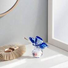 水晶蝴蝶动物摆件家居装饰桌面摆件套装，白色水晶蝴蝶+日月棱镜捕梦网生日毕业礼物 - A - 查看 7