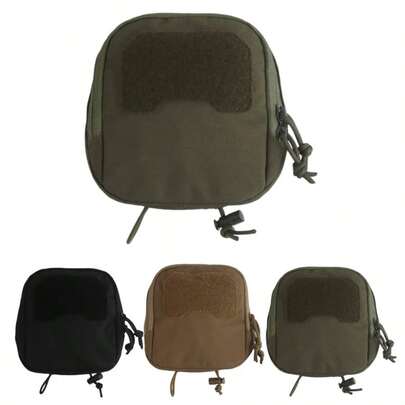 1PC Quick Access Admin Pouch, MOLLE General Purpose Organizer For Outdoor Training, Sports Gear Storage Bag With Secure Closure