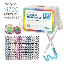 Languo Direct Tip Acrylic Marker Pens, High Capacity For Layering Colors, Waterproof Marker Pens With High Coverage, Suitable For Coloring, Graffiti And DIY Art Creation On Paper, Wood, Fabric, Ceramic, Metal And Stone - Sets - View 39