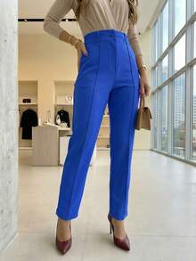 Women Pants - 藏蓝色 - 查看 6