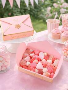 20 Stücke rosa Geschenkboxen, klassische Umschlag Geschenkboxen für Hochzeitsgeschenke, Geburtstagsparty Geschenkverpackung, elegante Party Geschenktüten, Babyparty Gastgeschenke Box, Geschenkbox für Babyparty Dankeschön, Hochzeitstischdekoration, Küchen Backen Verpackungszubehör, Süßigkeitenbox, Hochzeit Geburtstag Party Bedarf, Hochzeitsgeschenke, Geburtstagsgeschenke - Pink - Übersicht 10