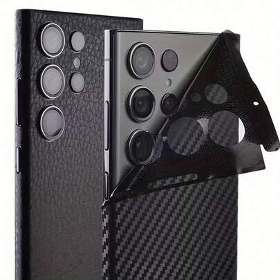 适用于三星 Galaxy S25 Ultra 的黑色全覆盖屏幕保护膜