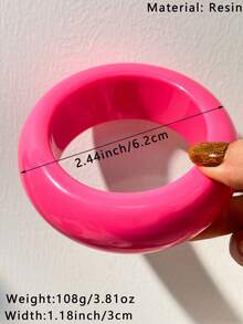 1件奢华镂空花朵手镯，玫瑰粉色多元素串珠设计，适合女性日常佩戴，是送给朋友和母亲的理想珠宝礼物。 - 多色B - 查看 14