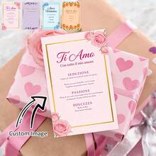 Customized Cards, Valentine's Day Cards, Gift Cards, Greeting Cards, Message Cards, Postcards, Love Cards, Gift Box Cards, Love Season, Wedding Season, Valentine's Day, Couple Cards, Party, Holidays - Valentine's Day Card - 9x14cm - View 1