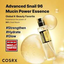 COSRX Snail Mucin Repairing Serum, Lightweight Essence, Bringing Natural And Healthy Luster, Suitable For Dehydrated And Damaged Skin, 3.38 Fl Oz - 3.38 液盎司 - 查看 2