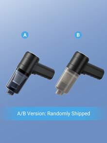 Teckwe 純色極簡風格便攜式手持汽車吸塵器，適用於日常使用 - 黑色 - 查看 5