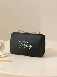 1 chiếc túi đựng mỹ phẩm quà tặng phù dâu cá nhân hóa, túi đựng mỹ phẩm cưới thêu, túi đựng đồ dùng vệ sinh cá nhân cho tiệc cưới và du lịch, quà Giáng sinh tùy chỉnh cho nữ, ý tưởng quà tặng cô dâu Lễ Tạ ơn, quà sinh nhật, quà tặng thiết thực cho phù dâu. - Nhiều màu - Xem 7