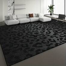 Retro Leopard Print Flannel Carpet, 2D Digital Printing, Non-Slip Rubber Bottom, Multiple Sizes Available. Suitable For All Seasons, Washable, Machine Washable, Comfortable, Unique, Suitable For Him, Her, Family Members, Boyfriend, Girlfriend, Father, Family Members, Mother, Lover, Daughter, Son, Grandfather, Grandmother, Teacher, Doctor, Nurse, Friend, Classmate, Pet. As Birthday Gifts, Household Items, Wedding Items, Souvenirs, Home Decoration, Daily Life, Office Decoration, Birthday, Anniversary, Valentine's Day, Thanksgiving, Graduation Season, Christmas, Halloween, Mother's Day, Father's Day, Wedding, New Year Gift Decoration. Suitable For Shopping Centers, Restaurants, Kitchens, Bathrooms, Living Rooms, Bedrooms, Corridors, Balconies, Outdoor Doors, Door Mats, Entrance Mats, Non-Slip Mats, Offices, Cafes, Piano Room Floor Decoration - 彩色 - 查看 5