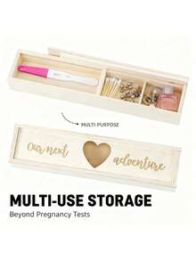 给爸爸的惊喜，验孕棒纪念盒 - 宝宝惊喜公告创意礼盒（不含拉菲草、验孕棒） - 彩色 - 查看 5