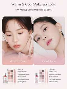 L'EAU TINT 01 茉莉女神唇釉，自然可爱闪亮唇釉，多功能唇油/唇彩/润唇膏，滋润不粘腻，日常妆容，韩国化妆品，节日礼物，母亲节礼物，4.5克/0.158盎司 - #01 GARDENIA - 查看 9