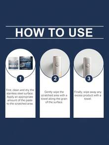 Stainless Steel Scratch Remover, Daily Kitchen Stove Cookware Stainless Steel Scratch Removal And Renovation - Solid State - View 8