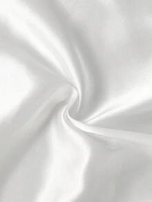 女士蕾丝婚纱，长袖高领露背及地优雅晚礼服 - 白色 - 查看 5