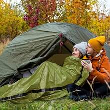 Portable Emergency Survival Sleeping Bag Thermal Insulation Equipment Lightweight First-Aid Blanket Foldable - Multicolor - View 4