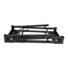 gladney Soporte plegable para teclado de alta resistencia con capacidad de carga de 150 kg, altura de 65-82 cm, ancho de 71.5-107.5 cm, pies antideslizantes, acolchado de EVA, perillas de extracción rápida, transporte compacto - Negro - Ver 8