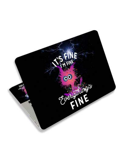 Universal Laptop Skin Protector, Scratch Resistant, Removable Adhesive, Fits Up To 15.6"Laptops - Customizable For Smaller Sizes | Multiple Designs Available