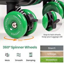 20 Inch Carry On Suitcase, Lightweight PC Hard Shell Travel Luggage Cabin Suitcase With Wheels & TSA Lock Overhead - 20 inch - View 4