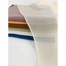 1pc Fashionable And Simple Solid Color Pearl Chiffon Bubble Scarf Women's Headscarf  Women's Scarf Gift Daily Dressing - 27 - Xem 4