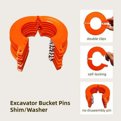 Podkładka/podkładka sworznia łyżki koparki – różne modele, współpracuje z silnikiem Commins Mitsubishi Yanmar Kubota, kompatybilna z maszyną Komatsu Hitachi Sany XCMG